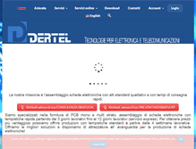 Tablet Screenshot of dertel.com